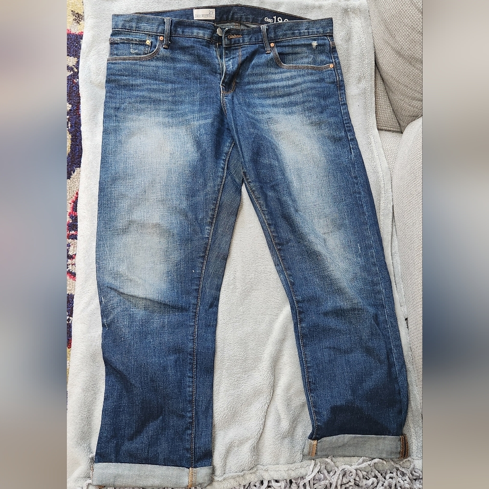 GAP Blue Relaxed Jeans with Natural Fading